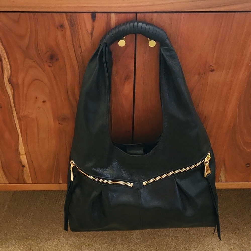 Aimee Kestenberg Black leather shoulder bag